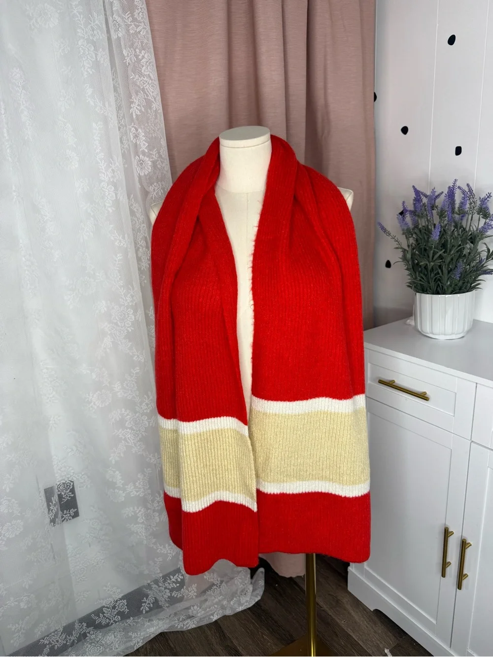 Offline coats cream wide